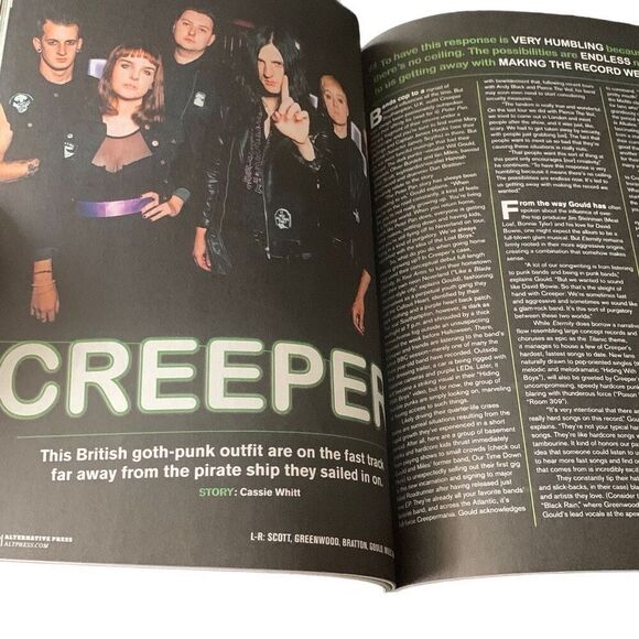 Pre Owned Alternative Press AP April 2017 Issue #345.1 Machine Gun Kelly - Picture 8 of 8